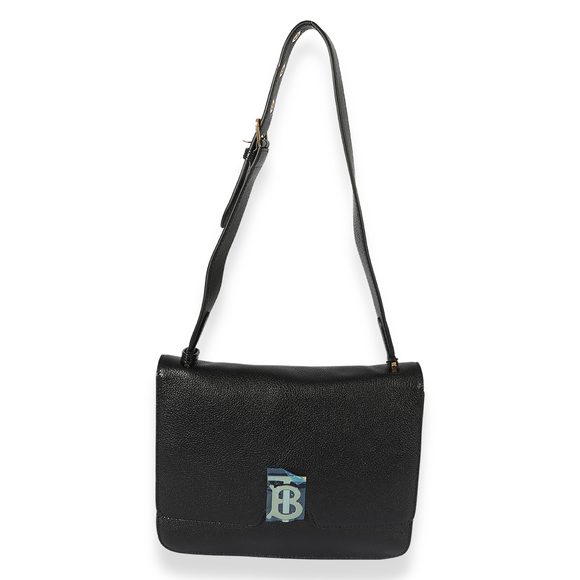 Burberry Black Medium Grainy Leather Alice Bag - Picture 1 of 7